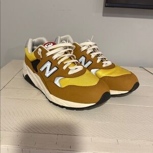 New Balance Mustard and Tan Sneakers Workwear